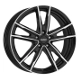 Dezent KF dark Black/polished 7x17 5x108 ET42 CB65,1 Flat 725 kg TKFYHBP42E
