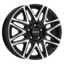 Dezent KH dark Black/polished 7,5x18 6x120 ET47 CB74,5 60° 1400 kg TKHFGBP47