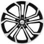 Dezent TA dark Black/polished 7,5x18 5x108 ET45 CB63,4 60° 740 kg TTAFHBP45E