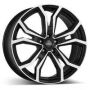 Dezent TV dark Black/polished 7,5x18 5x108 ET45 CB63,4 60° 780 kg TTVFHBP45E