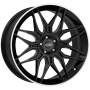 Dotz LongBeach dark Black/polished lip 10,5x22 5x112 ET20 CB66,6 R14 1045 kg OLO2R8BL20