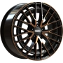Fondmetal Kari Black Clearcoat Matt Bronze Machined 8x18 5x112 ET45 CB66,5 R14 830 kg RF19283