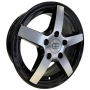 GG Trailer Black Polished 5,5x14 4x100 ET30 CB57,1 60° 950 kg
