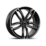 GMP ATOM 8.5X19 5X112 ET45/66.5 CZARNY/POLER