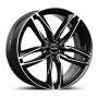 GMP ATOM LP 8X18 5X112 ET35/66.5 CZARNY/POLER