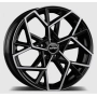 GMP CARTESIO 7X17 5X100 ET35/57.1 CZARNY/POLER