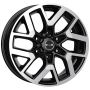 MAK Gravel Black Mirror 7x17 6x120 ET50 CB74,5 60° 1215 kg F7070GRBM50TR