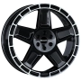 MAK Trek Gloss Black Mirror Ring 9x20 5x127 ET45 CB71,6 60° 1050 kg F9020TKGL45C3YX