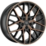 MSW 74 Matt Black Copper Fp 8x19 5x112 ET45 CB73,1 60° 745 kg W19351503TCAC