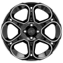MSW 83 Gloss Black Full Polished 7x17 5x114.3 ET32 CB73,1 60° 690 kg W19478502T56