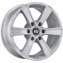 MSW Sahara 6 Full Silver 8x18 6x114.3 ET35 CB66,1 60° 1100 kg W85062004N09