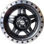 Nano 5942 Matt Black polished 8,5x17 5x120 ET0 CB65,1 60° BK5942BP-520-785-0