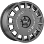 OZ Racing Rally Racing Dark Graphite Silver Lettering 7x17 5x112 ET35 CB75,0 R12 650 kg W01A50254T9