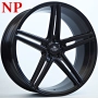 Ratlankis Forzza Bosan 9X22 5X112 ET35 66,45 Satin Black (NP)