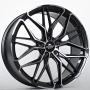 Ratlankis Forzza Stone 8,5X20 5X112 ET25  66,56 Black Magic Face Polished