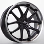 Ratlankis Forzza Storm 8,5X19 5X112 ET35 66,45 Black Magic Lip Polished