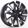 Ratlankis Inid 8X18 5X112 ET40 57,1 Matt Black + Machine Face