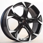 Ratlankis Sven 8,5X19 5X112 ET43 57,1 Matt Black Polished