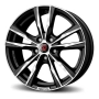 Reds K2 HD Matt Black polished 7,5x17 5x108 ET45 CB72,3 60° 700 kg WKHE75745508