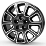 Rial Transporter 2 diamond-black frontpolished 7x17 6x130 ET50 CB84,1 R14 1215 kg TP2-70750M93-1