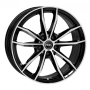 RIAL X12 8X18 5X112 ET15/66.5 CZARNY/POLER